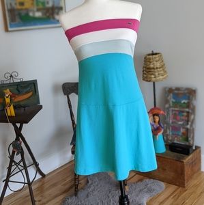 Lacoste Pique Strapless Dress. Size 40. NWOT.